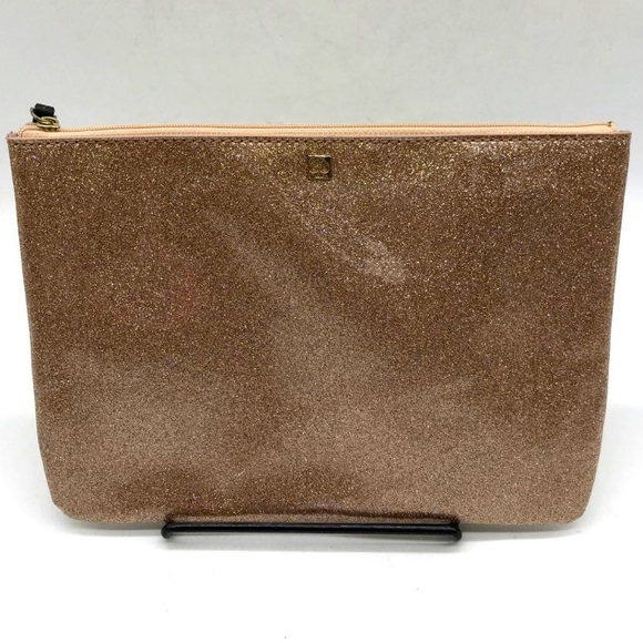 kate spade Handbags - MWOTS- Kate Spade ♠️ cosmetic/clutch glitter clear coating and gold hardware